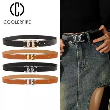 Элегантный тонкий женский ремень из искусственной кожи, новая мода с блузкой, универсальным костюмом, юбкой, универсальным поясом для осенней леди NS004 105CM