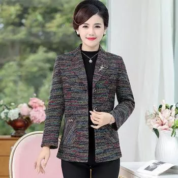 Элегантный универсальный блейзер с лацканами, женские повседневные топы, классические однобортные деловые модные офисные женские блейзеры XXXL