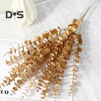 Элегантный универсальный искусственный цветок Изысканный пластиковый эвкалипт ручной работы 1