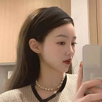 Элегантный винтажный широкий ободок для волос в стиле ретро, обруч для волос в корейском стиле, милый обруч для волос, замшевая женская повязка на голову