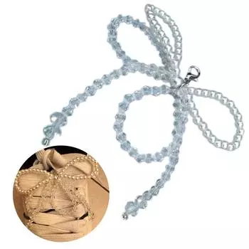 Элегантный зажим для обуви в виде бабочки с бантом из кристаллов, подвеска-бант в виде туфельки, модный аксессуар для обуви для женщин 1P