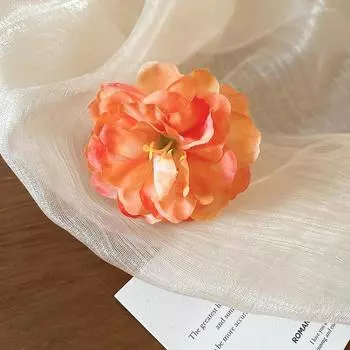 Элегантный Зажим для волос в виде цветка Бохо Роза Пион Кружевной цветок Акула Захват для женщин Изысканная Трендовая Заколка для волос Аксессуары для волос для девочек