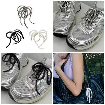 Элегантный жемчужный бант-шарм для изготовления ювелирных изделий, ожерелья, брелока, серег, поделок, пряжки для обуви, украшения, аксессуары серебряный