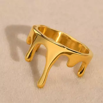 Элегантный женский комплект колец для особых случаев Gold Size 6