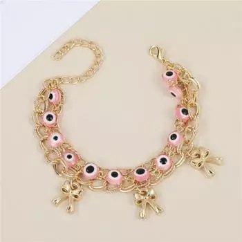 Элегантный женский металлический браслет-цепочка, классический золотой браслет в форме сердца для подарка на День святого Валентина золотой