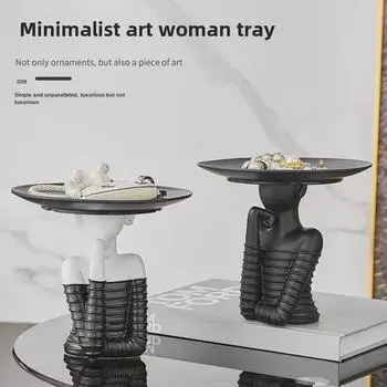 Элегантный женский поднос для салона, офиса, спальни, гостиной, журнального столика или хранения закусок See Option Chart