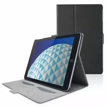ЭЛЕКОМ iPad Air 10.5 (2019), iPad Pro 10.5 (2017) Чехол-книжка из мягкой кожи, совместимый со свободным углом наклона, черный TB-A19MWVFUBK