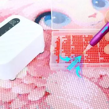 Электрическая алмазная ручка для рисования, перезаряжаемая вакуумная ручка, инструмент для рисования искусственными алмазами E