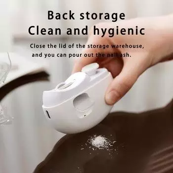 Электрическая автоматическая машинка для стрижки ногтей с легкими щипчиками и полировщиком, USB-перезаряжаемый безопасный триммер для ногтей для ребенка Yes розовый