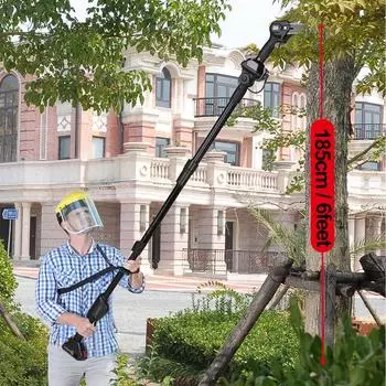 Электрическая бензопила с телескопической стойкой 24 В, 7500 мАч, литий-ионный аккумулятор, беспроводной инструмент для обрезки садовых деревьев, пила с высокой веткой для Makita 18 В 1*Battery