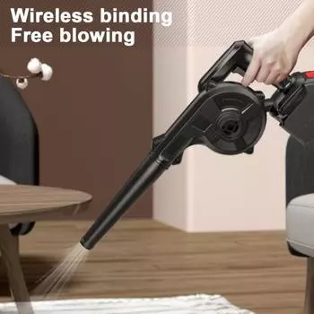 Электрическая беспроводная воздуходувка с мощным двигателем, малошумная, работающая от аккумулятора, воздуходувка для ухода за газоном A