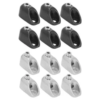 Электрическая безголовая гитара, стопорная гайка, замена цинкового сплава для 6-струнного разделенного типа Silver