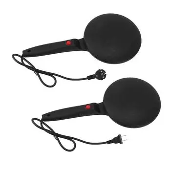 Электрическая блинница с защитой от пригорания, круглая домашняя блинная машина с длинной ручкой для яичного рулета Тортилья B EU Plug 110V220V