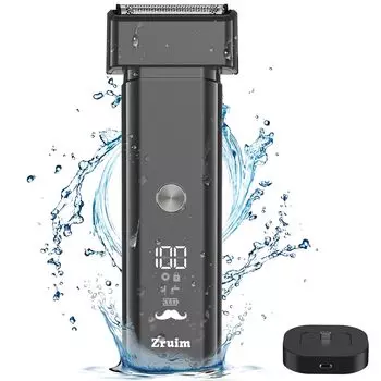 Электрическая борода электрическая 3 лезвия Ai автоматическая увлажняющая полоска подставка для приема питания можно использовать в IPX6 влажное и сухое безопасное бритье светодиодный дисплей E