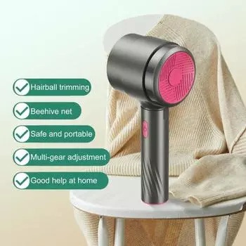 Электрическая бритва для удаления ворса Yousheng Мощная эффективная машина для удаления волос с ткани с длительным сроком службы батареи розы красного