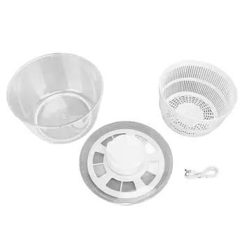 Электрическая центрифуга для сушки салата USB центрифуга для сушки салата 5 л большая емкость стиральная машина для овощей и фруктов быстрая сушка