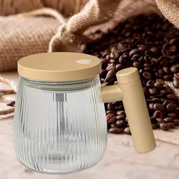 Электрическая чашка для смешивания с ручкой-крышкой, многоцелевой стакан, 400 мл, кружка для шоколада, автоматическая