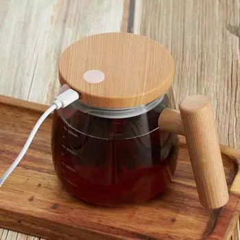 Электрическая чашка для смешивания Yousheng объемом 400 мл, саморазмешивающаяся кружка для кофе с дисплеем со шкалой, съемный стержень для смешивания кофе, молока, протеинового порошка Charging