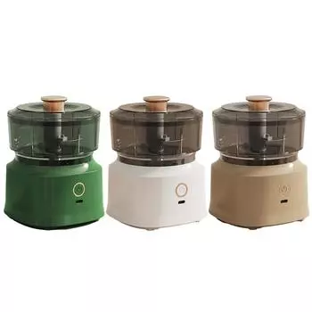 Электрическая давилка для чеснока, дробилка, USB перезаряжаемая детская вспомогательная машина для приготовления пищи, портативный электрический процессор для еды, кухонные аксессуары зелёный