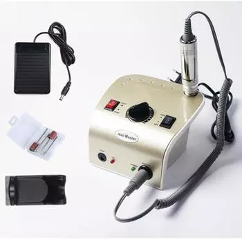 Электрическая дрель для ногтей, 35000 об/мин, маникюрный станок, фреза, набор для маникюра и педикюра, электрическая пилка, инструмент для дизайна ногтей