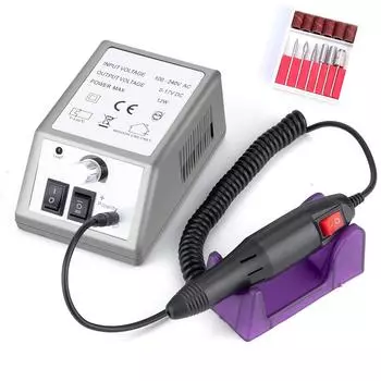 Электрическая дрель для ногтей VANREESA, полировальный станок, фреза для ногтей, фрезерный станок, шлифовальные ленты, дрель, оборудование, инструмент для удаления геля