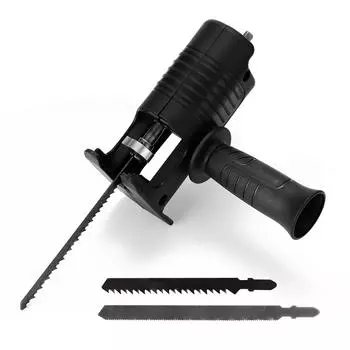 Электрическая дрель, модифицированная для электрических пил, аксессуары для электрических сабельных пил, дрель для лобзиков with 3 Sawblade