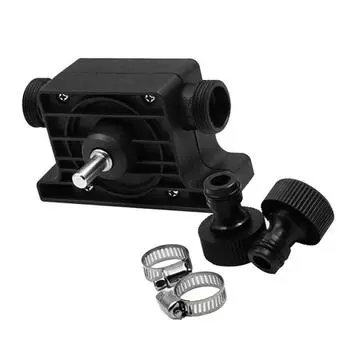 Электрическая дрель с хвостовиком для масла/воды, самовсасывающая, со шланговыми зажимами One Size чёрный