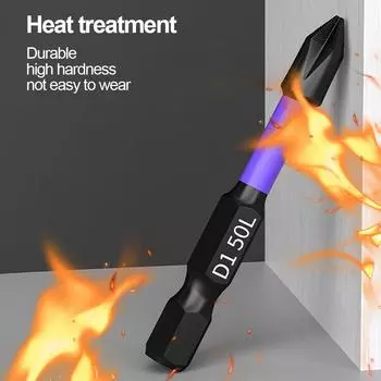 Электрическая дрель с защитой от ржавчины, профессиональный набор шестигранных головок, крестовая отвертка, прочная магнитная нескользящая бита для ремонта игрушечных автомобилей