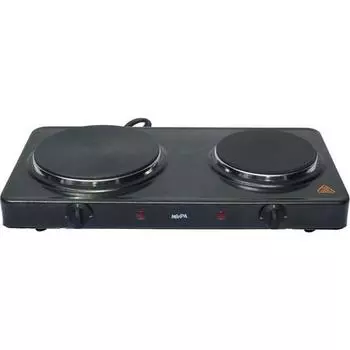 Электрическая двойная плита 1000 Вт + 1500 Вт