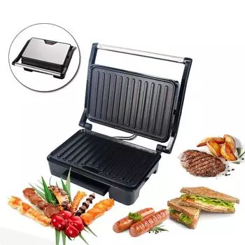 Электрическая говяжья стейк-машина с антипригарным покрытием, двухсторонний нагрев, многофункциональная сковорода для гриля, бытовая машина для приготовления вафель us