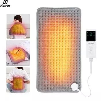 Электрическая грелка, электроодеяло, термоковрик с подогревом, моющийся электрический коврик с подогревом для спины, ног, плеч, тела, грелка