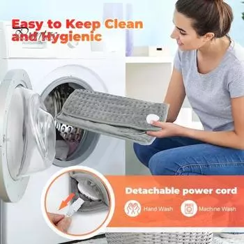 Электрическая грелка для ног с регулируемой температурой, функцией таймера, ЖК-дисплеем, пультом дистанционного управления, моющаяся грелка для ног US Plug