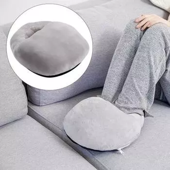 Электрическая грелка для ног, удобная, быстрый нагрев, моющаяся электрическая грелка для ног с USB-подключением, для женщин и мужчин, для пожилых людей серый