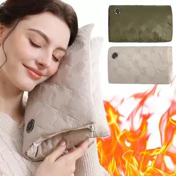 Электрическая грелка для рук, электрические перчатки с подогревом, быстро нагревающиеся муфты для рук, мягкие согревающие рукавицы для кемпинга, рыбалки и отдыха на природе зелёный