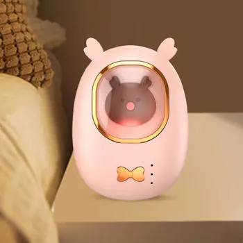 Электрическая грелка для рук, карманный обогреватель для путешествий на открытом воздухе розовый