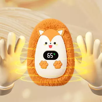 Электрическая грелка для рук Mini 3 настройки нагрева USB зарядка портативная зимняя для домашней охоты оранжевый