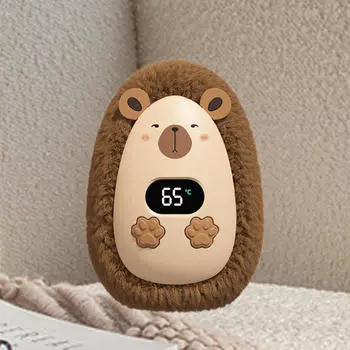 Электрическая грелка для рук Мини Практичная Зимняя для Кемпинга Рыбалки Мальчиков Девочек коричневый