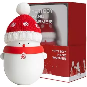 Электрическая грелка для рук «Снеговик» 6000 мАч Powerbank многоразовые грелки для рук — портативная USB-грелка для рук для рождественского кемпинга на открытом воздухе