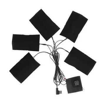 Электрическая грелка для ткани с 3 передачами и регулируемой температурой USB-грелка для мужчин и женщин