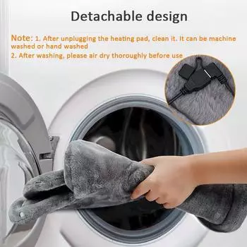 Электрическая грелка, графеновый термобелье, термобелье для матки, термобелье для рук и поясницы, термобелье для спины, с возможностью подзарядки через USB, грелка для живота серый