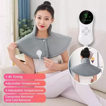 Электрическая грелка-одеяло для шеи, плеч, спины для облегчения боли