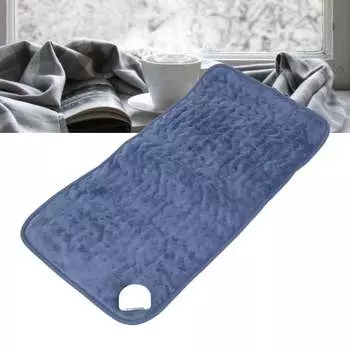 Электрическая грелка с постоянной температурой, сохраняет тепло, мягкая бархатная грелка для зимнего использования, синяя US Plug 100?120V синий