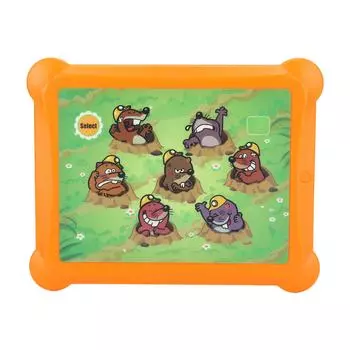 Электрическая игрушка для отбивания кротов улучшает координацию 7 светодиодных ламп портативный электронный игровой планшет для оранжевый