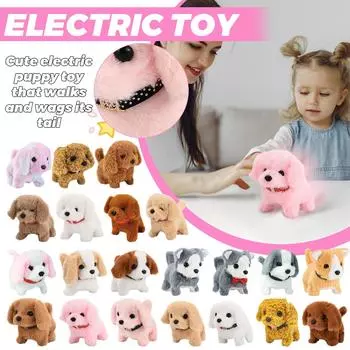 Электрическая игрушка для собак Плюшевая мягкая удобная интересная реалистичная игрушка для собак One Size