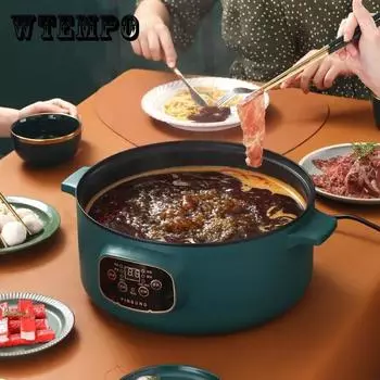 Электрическая кастрюля, бытовая многофункциональная кастрюля для приготовления риса, электрическая кастрюля, маленькая электрическая кастрюля, время встречи 22CM EU PLUG
