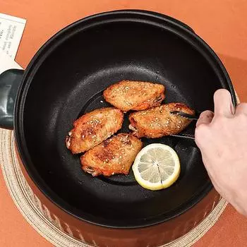 Электрическая кастрюля, многофункциональная бытовая кастрюля, электрическая сковорода, электрическая кастрюля для приготовления каши и кастрюля 22cm зелёный