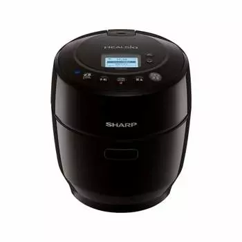 Электрическая кастрюля Sharp Healsio Hot Cook Waterless Pot 1.0L для 1~2 человек, черная KN-HW10G-B