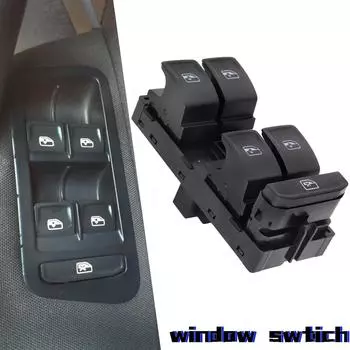 Электрическая кнопка управления дверью со стороны водителя, основное управление окном для VW Golf MK7 Passat Tiguan для SEAT Leon 2014-2018