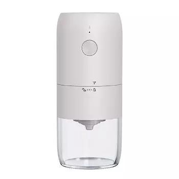 Электрическая кофемолка Керамическая Автоматическая USB 1800mAh Мельница Чистящая щетка Легко моющаяся Мельница, Тип, Лезвия, Стоп, Аккумуляторная, Встроенный миксер,