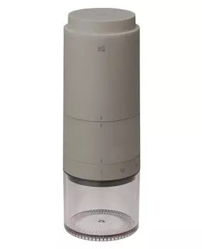 Электрическая кофемолка Zero конического типа, 38 видов помола, простая регулировка ±0, плюс/минус, XKM-J110 (Коричневый Серый)